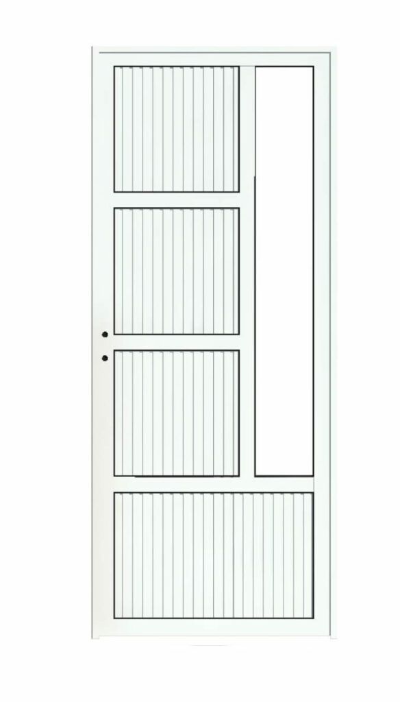 Puerta acanalada vidrio lateral (1)